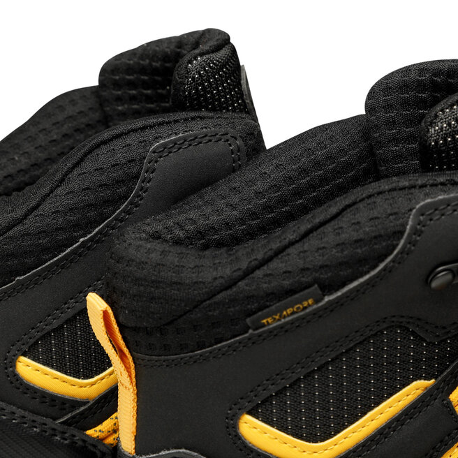 Jack Wolfskin Bakancs Jack Wolfskin Vojo Texapore Mid K 4042181 Black/Burly Yellow