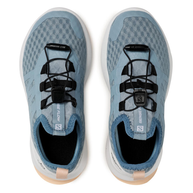 Salomon Обувки Salomon Sense Flow J 413033 09 W0 Ashley Blue/White/Almond Cream