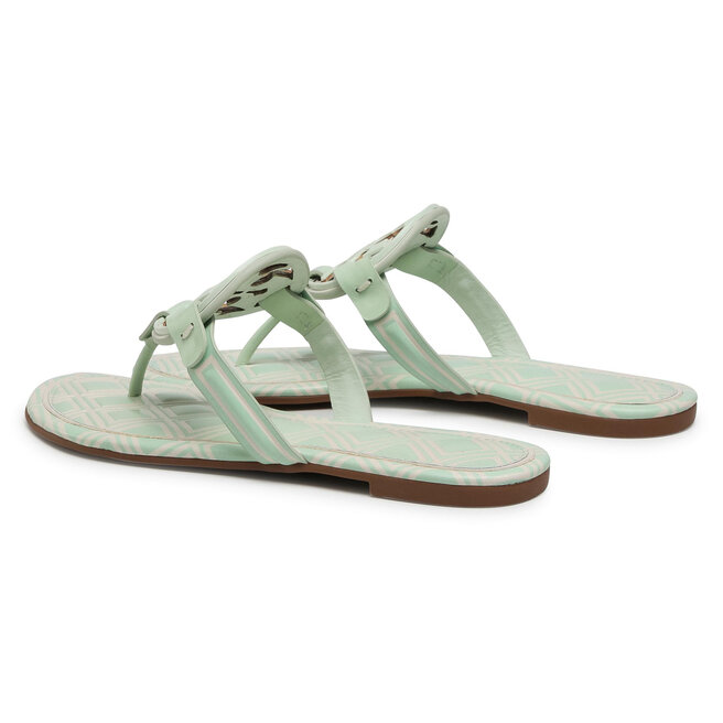 Σαγιονάρες Tory Burch Meat Miller 81374 New Ivory/Meadow Mist 101 •  