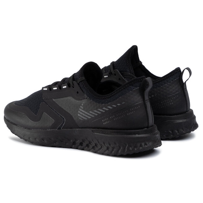 Zapatos Odyssey React BQ1672 001 Black/Black/Metallic Silver •
