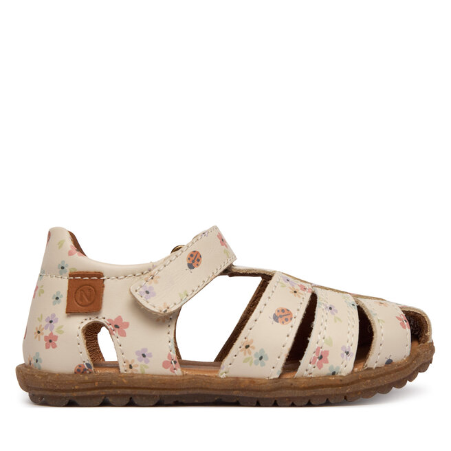 Sandały Naturino 1500724-93 S Kremowy - dziewczęce