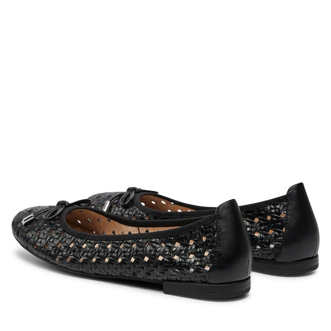 Ballerine CAPRICE 9-22109-42 In Pelle – Larghezza G, Tacco 15 Mm, Con Plantare Intercambiabile