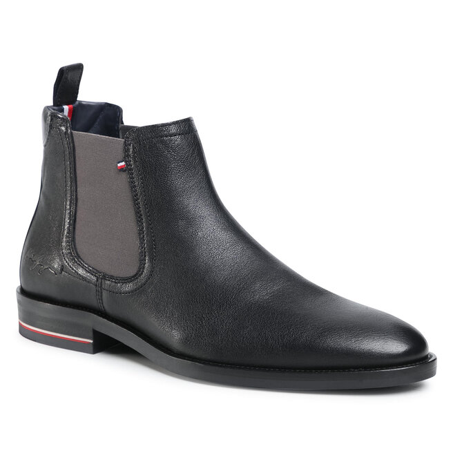 Botines Tommy Hilfiger Signature Hilfiger Lth Chelsea FM0FM03110