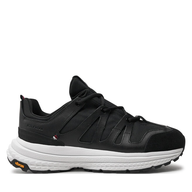 Sneakersy Tommy Hilfiger Tech Runner Craft Vibram - Czarny