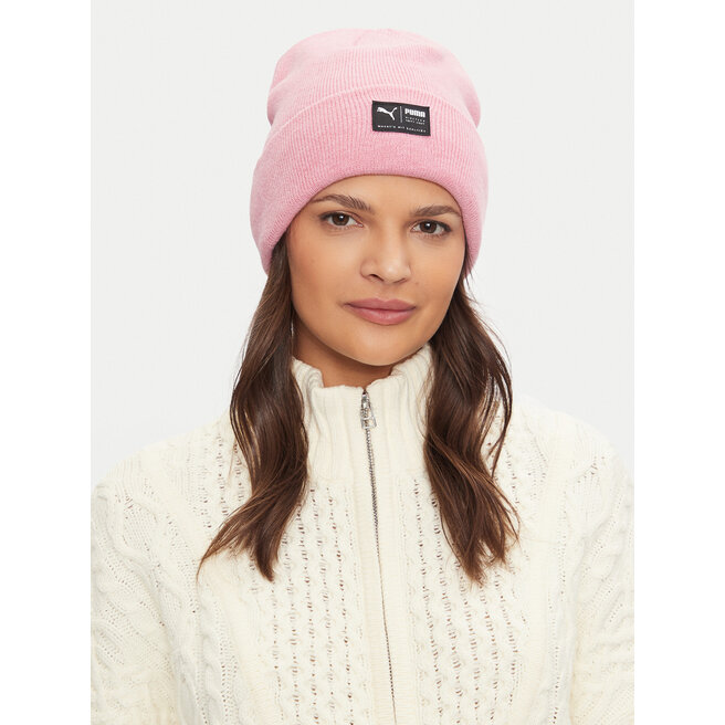 Czapka Puma Archive Heather Beanie - 27 Różowy