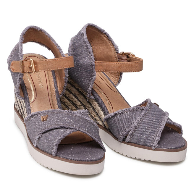 Wrangler Espadrilky Wrangler Maiorca Cross WL21700A Grey/Silver 441