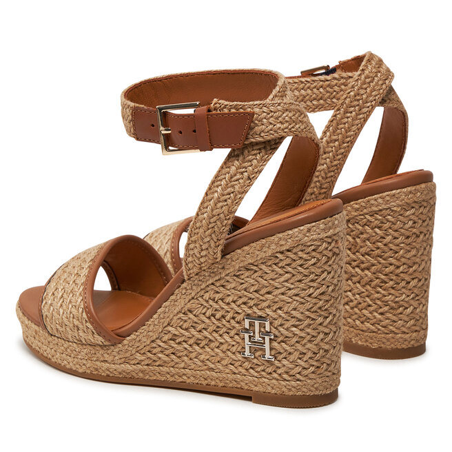 Espadrillas Tommy Hilfiger Th Rope High Wedge Sandal FW0FW07926 Beige ...