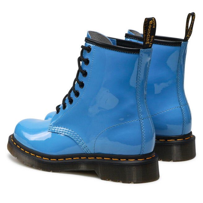 Dr. Martens Chaussures Rangers Dr. Martens 1460 W Patent Lamper 26895416 Mid Blue
