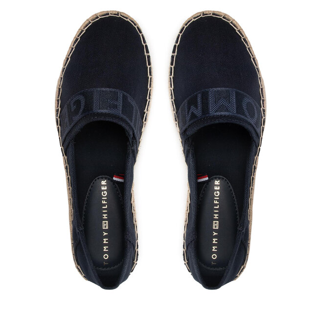 Tommy Hilfiger Еспадрили Tommy Hilfiger Webbing Espadrille FW0FW06434 Desert Sky DW5