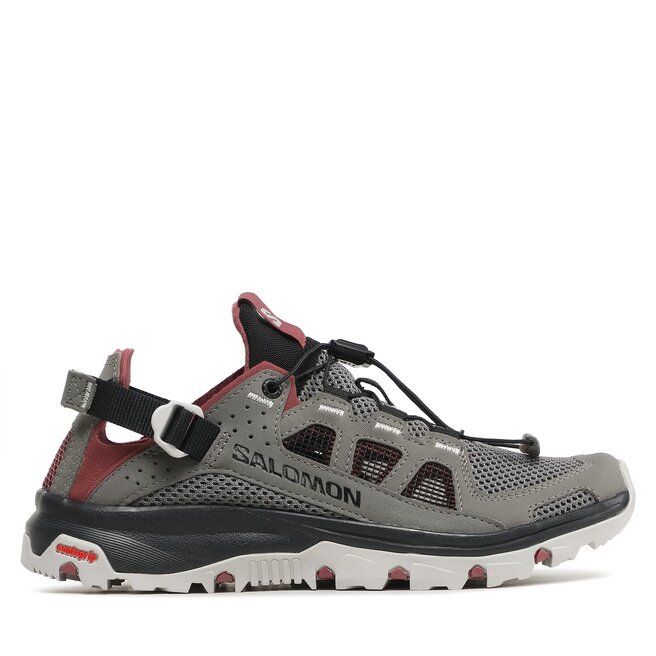 Salomon Обувки Salomon Techamphibian 5 L47207000 Pewter/Black/Wild Ginger
