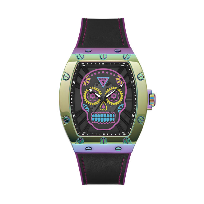 Zegarek Guess Day of The Dead Santa Muerte - Czarny