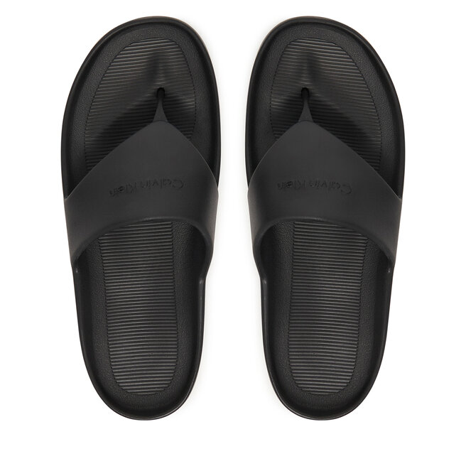 Japonki Calvin Klein One Piece Eva Flip Flop Thong HW0HW02957 Czarny -