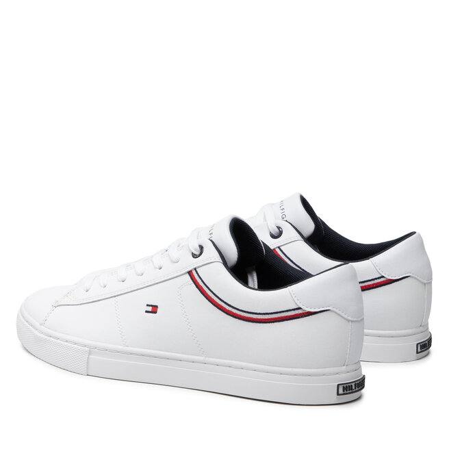 Essential leather sneaker white ybr clearance