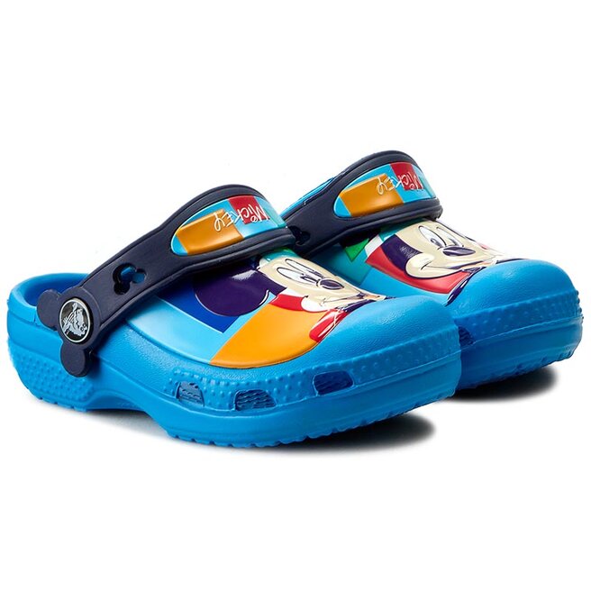 Шльопанці Crocs Cc Mickey Colorblock Clog K 202689 Ocean/Nautica Navy •  Eobuv.com.ua