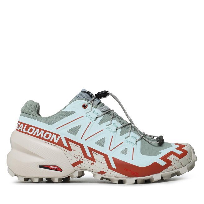 Schuhe Salomon Aqua Lily Day/Bleached Pad/Rainy Speedcross L47219500 6