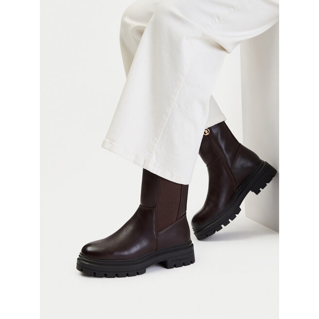 Botki U.S. Polo Assn. EO-SVETA003W/GYE1 Brązowy