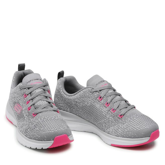 Skechers Boty Skechers Ultra Groove 149019/GYHP Gray/Hot Pink