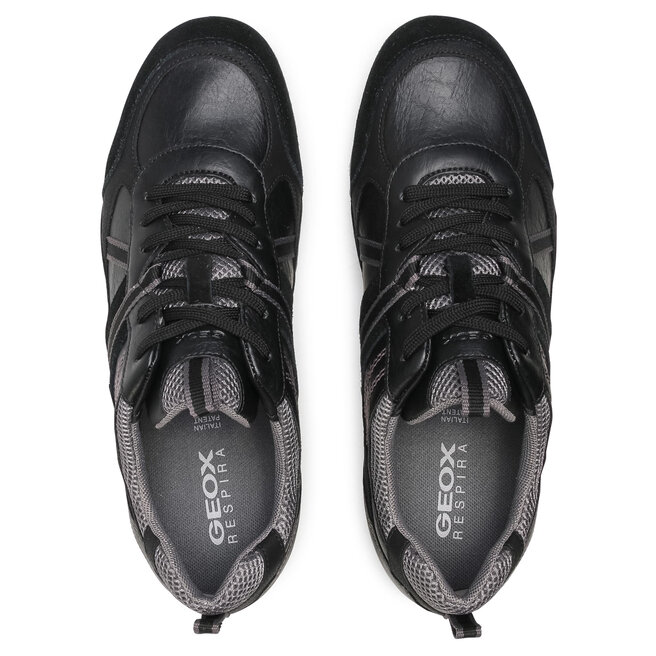 Sneakers Geox U Ravex A U043FA 0PTEK C9999 Black chaussures