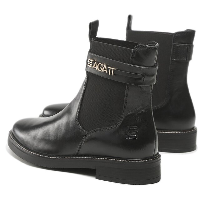 Bagatt Kotníková obuv s elastickým prvkem Bagatt D32-A9C30-4000-1000 Black