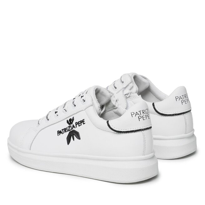 Patrizia Pepe Сникърси Patrizia Pepe PJ210.06 M Bianco/Nero