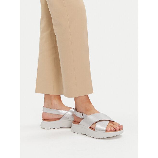 Sandały Clarks DashLite Wish 26171951 Srebrny - kobiece