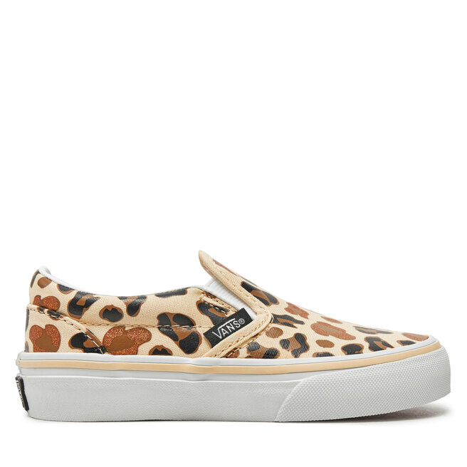 Tenisówki Vans Classic Slip-On Glitter - Beżowy
