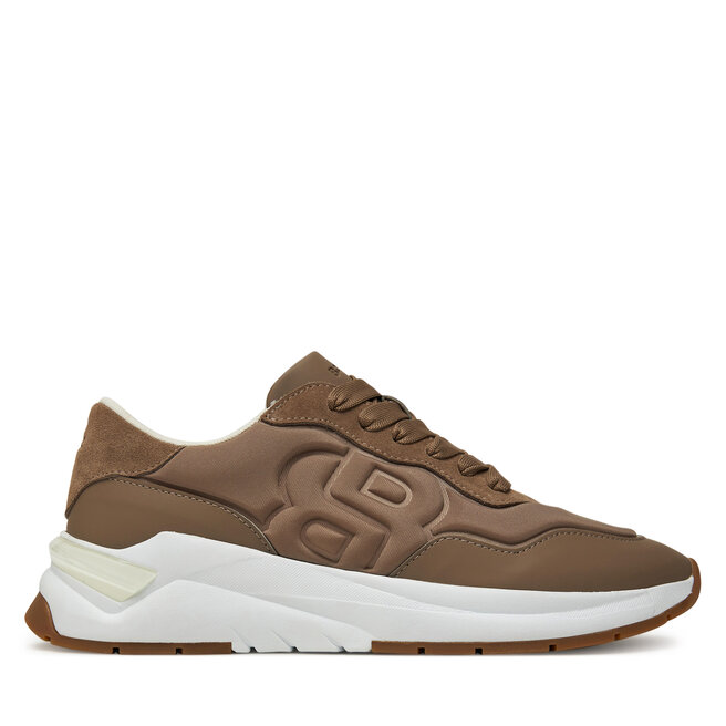 Sneakersy BOSS Skylar - Brązowy