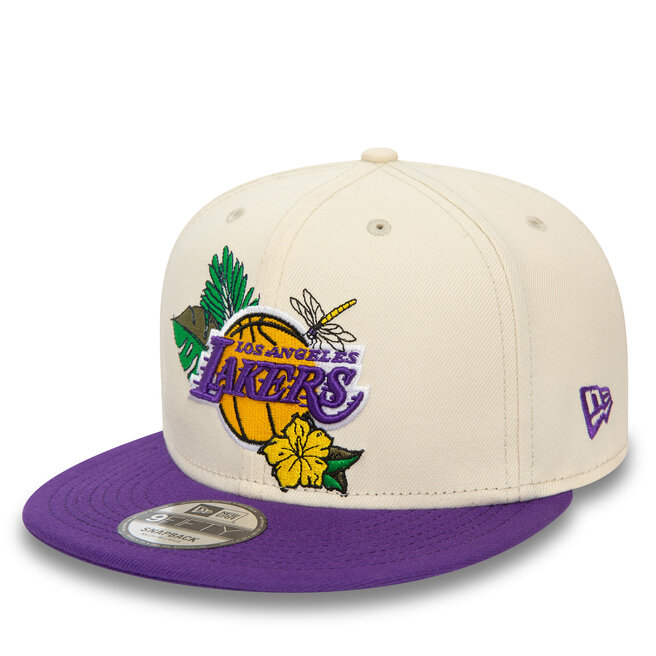 Czapka z daszkiem New Era Nba Floral 950 Lakers - Beżowy