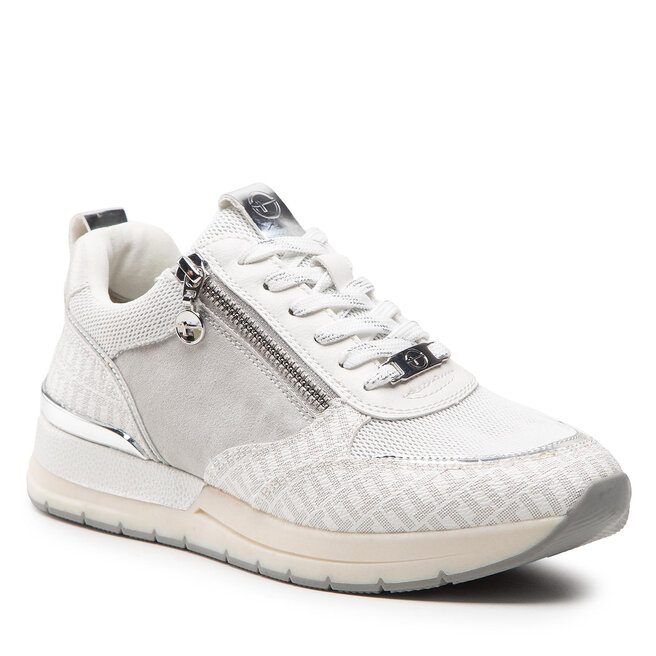 Sneakers Tamaris 1-23732-29 White/Lt Grey 122 1-23732-29 imagine noua