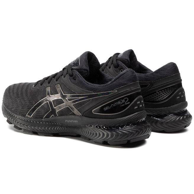 Asics nimbus 22 black store black