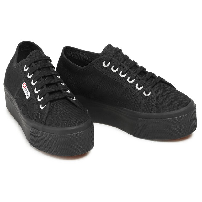 Superga Tenisky Superga 2790 Cotw Linea Up And Down S9111LW Full Black 996