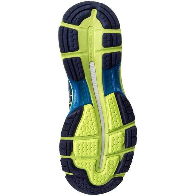 Asics gel-nimbus 19 indigo blue/safety yellow/electric blue store