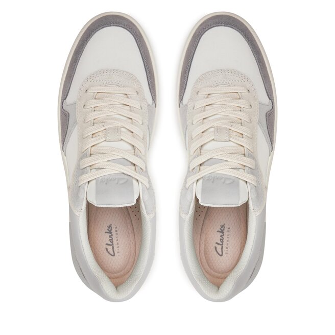 Sneakersy Clarks Courtlite Race 26176122 Szary eobuwie com pl