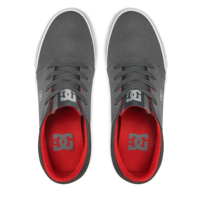 DC Πάνινα παπούτσια DC Trase Tx ADYS300656 Grey/Grey/Red (Xssr)