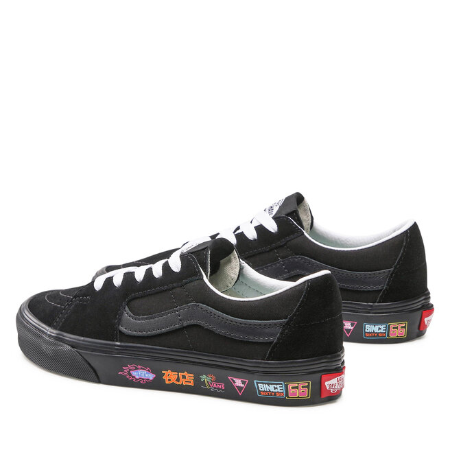 Vans Sneakers aus Stoff Vans Sk8-Low VN0A4UUKB0K1 (Vans Market) Black/Neon