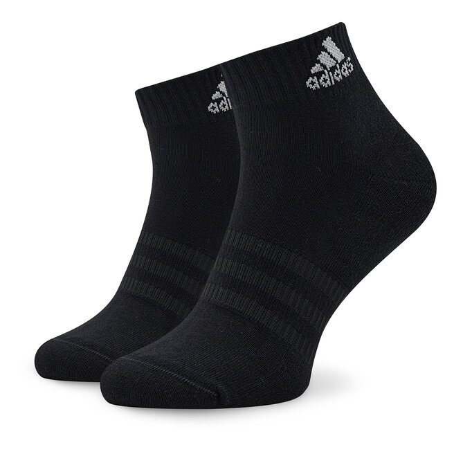 adidas 6 pár unisex bokazokni adidas Cushioned Sportswear IC1291 Black/White