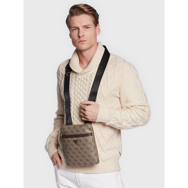 Saszetka Guess Vezzola Smart HMEVZL P2223 Beżowy -