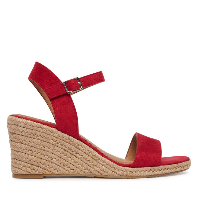 Espadryle Tamaris 1-28300-42 Czerwony - kobiece