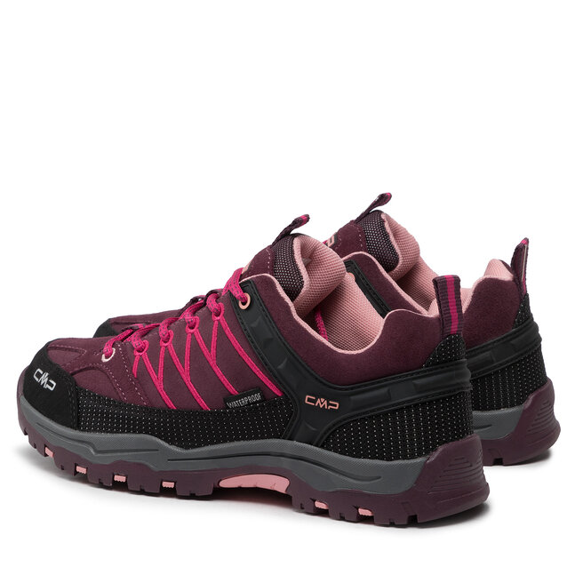 CMP Туристически CMP Rigel Low trekking Shoes Wp 3Q13244J Prugna/Peach 05HM