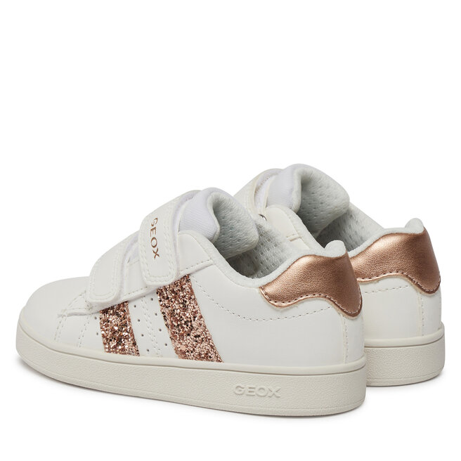 Chaussures Geox Fille J Eclyper Girl A Blanc 26 EU - Baskets Respirantes Licorne