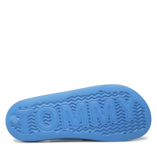 Tommy Jeans Чехли Tommy Jeans Flag Pool Sld Ess EN0EN02115 Deep Sky Blue C2P