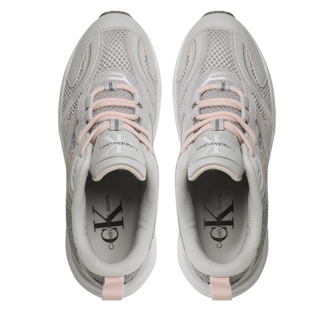 Calvin Klein Jeans Сникърси Calvin Klein Jeans Retro Tennis Su-Mesh YW0YW00891 Oyster Mushroom/Peacg Blush PSX