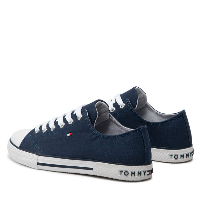 Tommy Hilfiger Tornacipő Tommy Hilfiger Low Cut Lace-Up Sneaker T3X4-32207-0890 S Blue 800