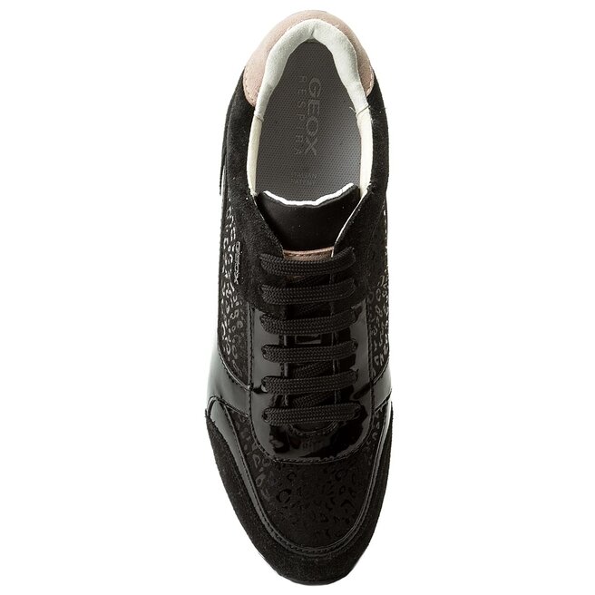 tristeza Colaborar con curva Sneakers Geox D Airell C D642SC 0DC22 C9999 Black • Www.zapatos.es