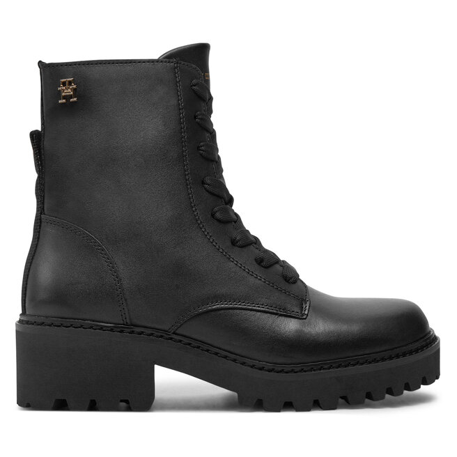 Trapery Tommy Hilfiger - Czarny