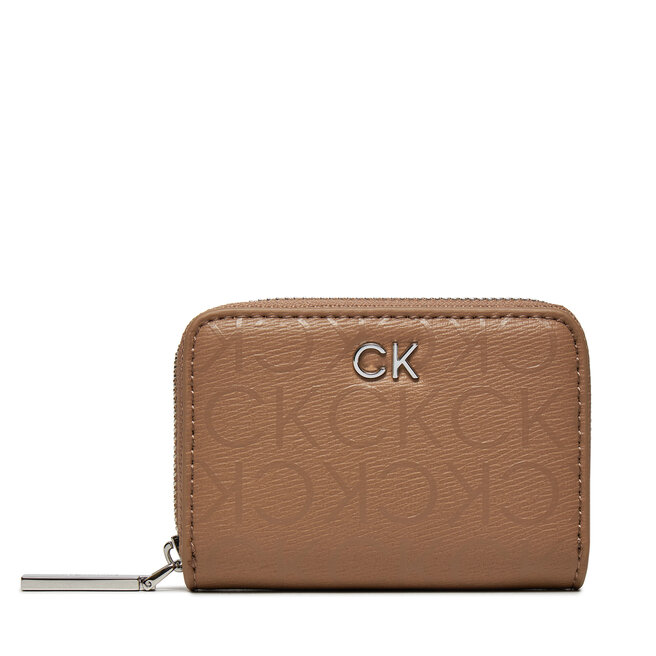 Mały Portfel Damski Calvin Klein - Brązowy
