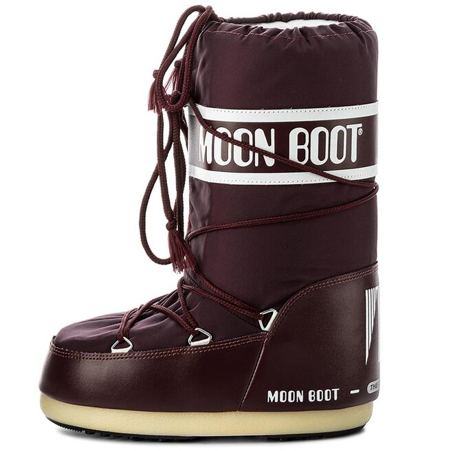 niegowce Moon Boot Nylon 14004400074 Burgundy M eobuwie .pl