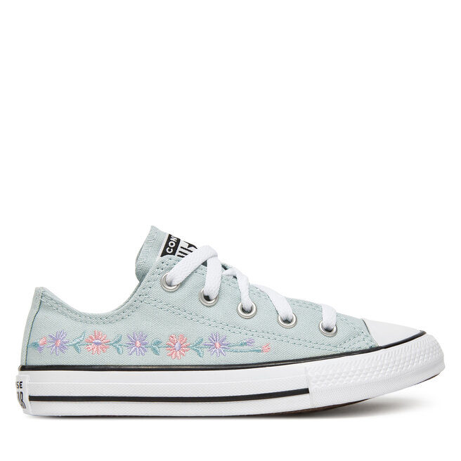 Trampki Converse Chuck Taylor All Star Florals A11776C Niebieski jasny - dziewczęce