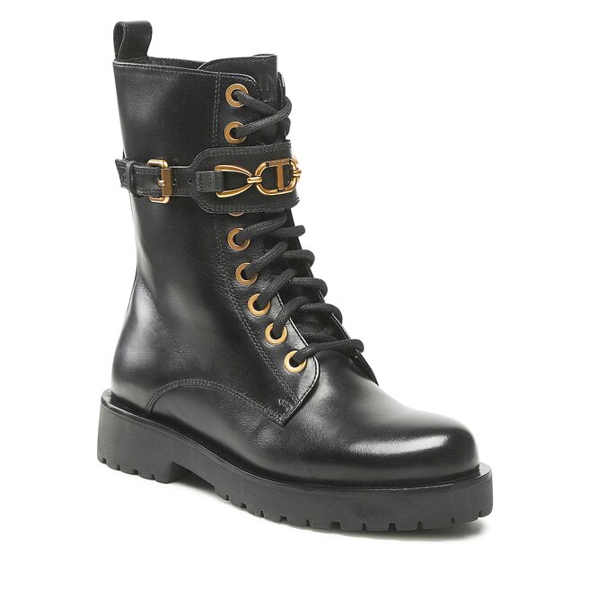 Trapery TWINSET Anfibio 222TCP014 Nero 00006 eobuwie .pl