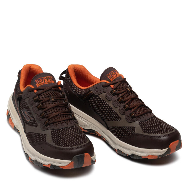 Skechers Trekingová obuv Skechers Marble Rock 220112/BRMT Brown/Multi